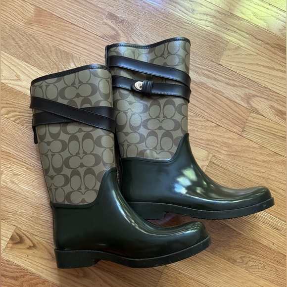 COACH Winter / Rain Boots Size US 8 - Picture 3 of 9